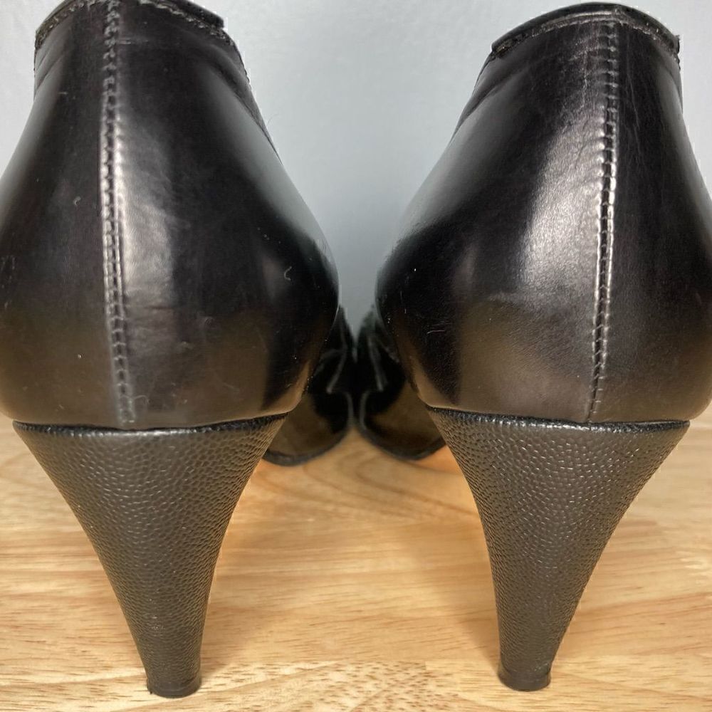 Hugo Boss, Mixed Media Patchwork Pumps Suede, Patent & Smooth Leather Women’s 36 - Picture 11 of 12